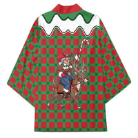 Western Yoke Kimono Mrs Claus Cowgirl Style - Wonder Print Shop