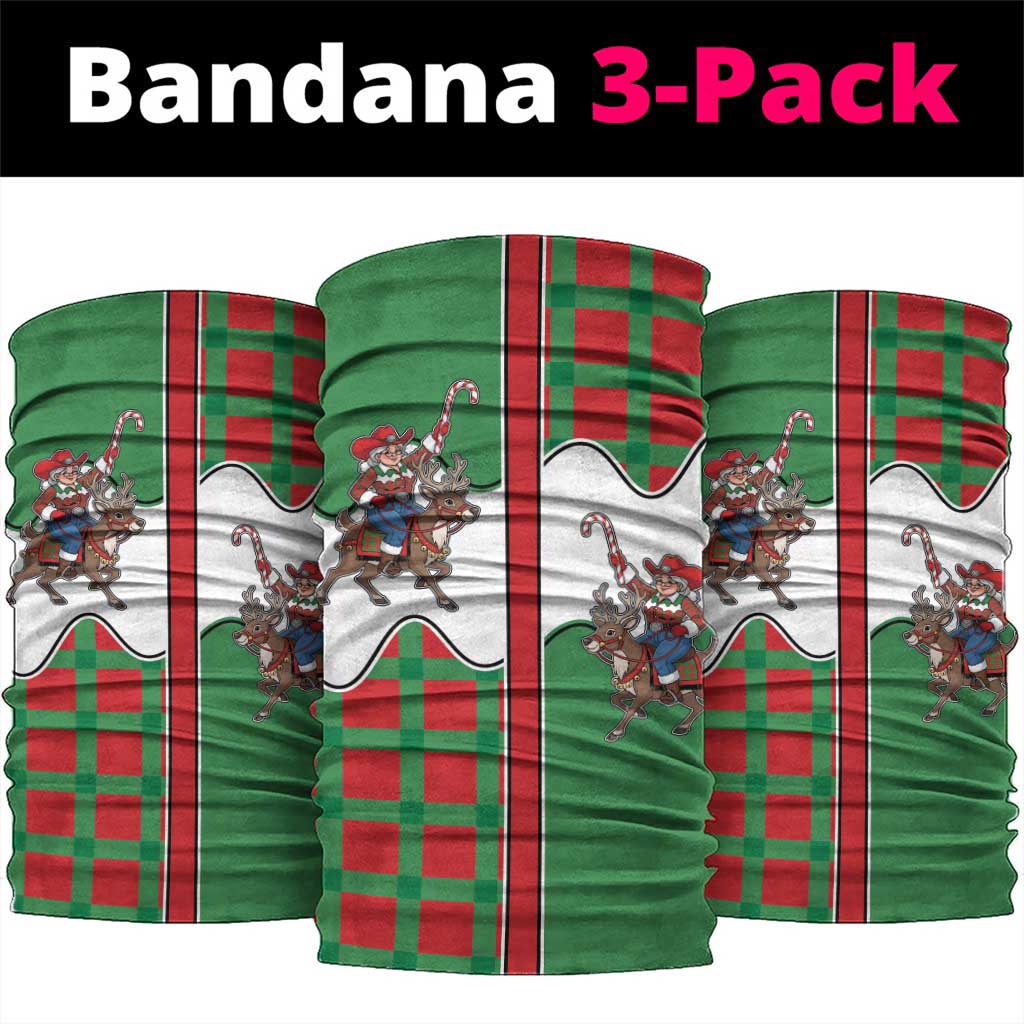 Western Yoke Neck Gaiter Mrs Claus Cowgirl Style - Wonder Print Shop