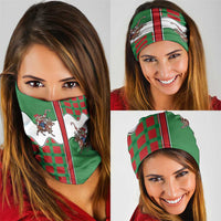 Western Yoke Neck Gaiter Mrs Claus Cowgirl Style - Wonder Print Shop