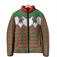 Western Yoke Padded Jacket Mrs Claus Cowgirl Style - Wonder Print Shop