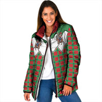 Western Yoke Padded Jacket Mrs Claus Cowgirl Style - Wonder Print Shop