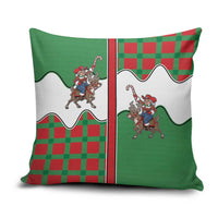 Western Yoke Pillow Cover Mrs Claus Cowgirl Style - Wonder Print Shop