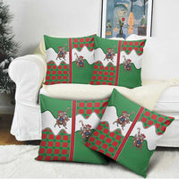 Western Yoke Pillow Cover Mrs Claus Cowgirl Style - Wonder Print Shop