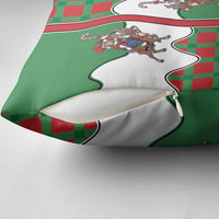 Western Yoke Pillow Cover Mrs Claus Cowgirl Style - Wonder Print Shop