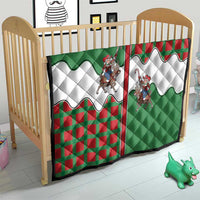 Western Yoke Quilt Mrs Claus Cowgirl Style - Wonder Print Shop