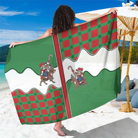 Western Yoke Sarong Mrs Claus Cowgirl Style - Wonder Print Shop