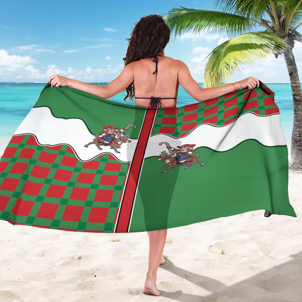 Western Yoke Sarong Mrs Claus Cowgirl Style - Wonder Print Shop