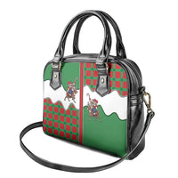Western Yoke Shoulder Handbag Mrs Claus Cowgirl Style - Wonder Print Shop