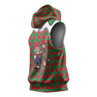 Western Yoke Sleeveless Hoodie Mrs Claus Cowgirl Style - Wonder Print Shop