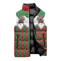 Western Yoke Sleeveless Puffer Jacket Mrs Claus Cowgirl Style - Wonder Print Shop