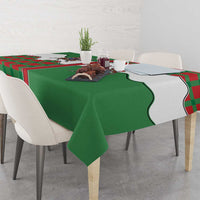 Western Yoke Tablecloth Mrs Claus Cowgirl Style - Wonder Print Shop