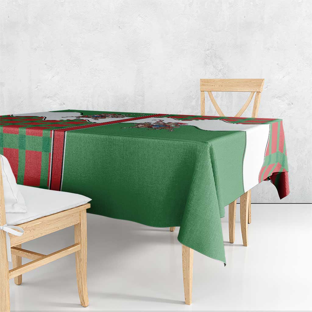 Western Yoke Tablecloth Mrs Claus Cowgirl Style - Wonder Print Shop