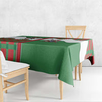 Western Yoke Tablecloth Mrs Claus Cowgirl Style - Wonder Print Shop
