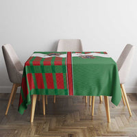 Western Yoke Tablecloth Mrs Claus Cowgirl Style - Wonder Print Shop