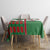Western Yoke Tablecloth Mrs Claus Cowgirl Style - Wonder Print Shop