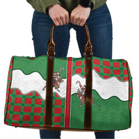Western Yoke Travel Bag Mrs Claus Cowgirl Style - Wonder Print Shop