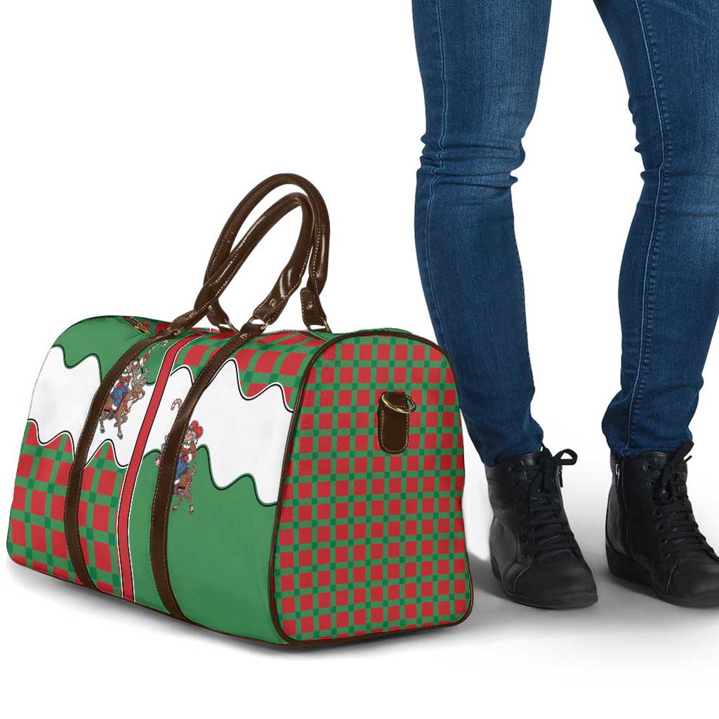 Western Yoke Travel Bag Mrs Claus Cowgirl Style - Wonder Print Shop