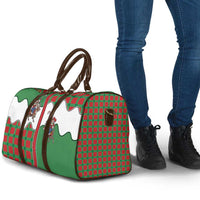 Western Yoke Travel Bag Mrs Claus Cowgirl Style - Wonder Print Shop