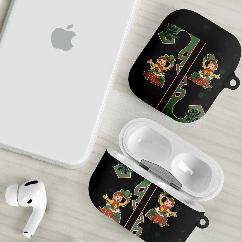 Western Yoke AirPods Case Elves Cowboy Style - Wonder Print Shop