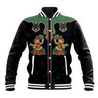 Western Yoke Baseball Jacket Elves Cowboy Style - Wonder Print Shop
