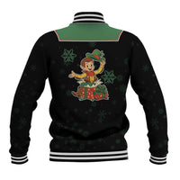 Western Yoke Baseball Jacket Elves Cowboy Style - Wonder Print Shop
