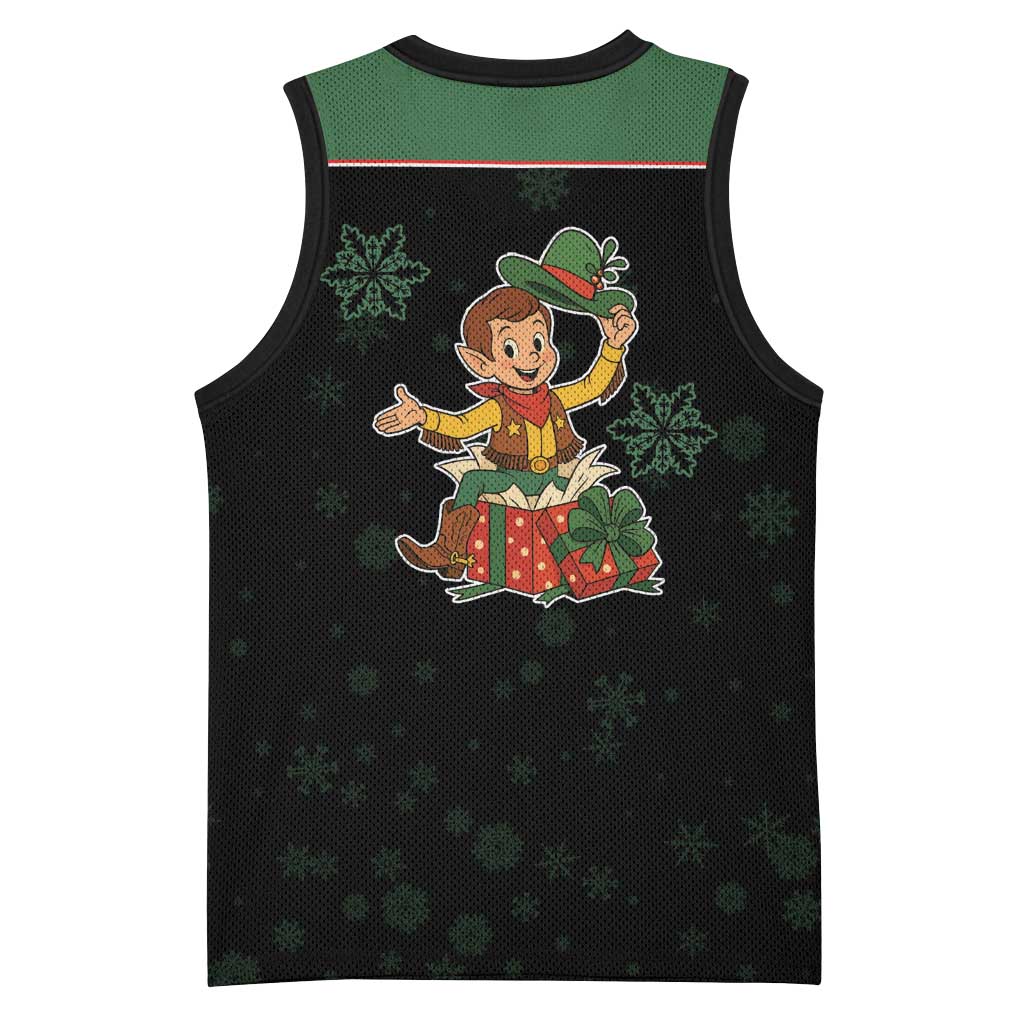Western Yoke Basketball Jersey Elves Cowboy Style - Wonder Print Shop