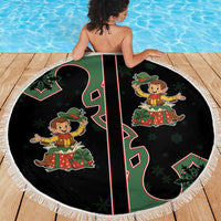 Western Yoke Beach Blanket Elves Cowboy Style - Wonder Print Shop