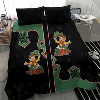 Western Yoke Bedding Set Elves Cowboy Style - Wonder Print Shop