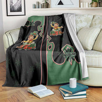 Western Yoke Blanket Elves Cowboy Style - Wonder Print Shop