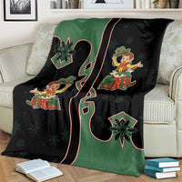 Western Yoke Blanket Elves Cowboy Style - Wonder Print Shop