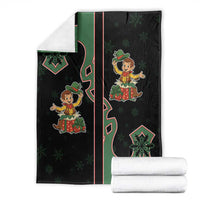 Western Yoke Blanket Elves Cowboy Style - Wonder Print Shop