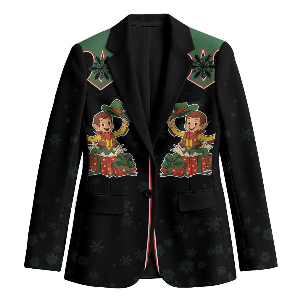 Western Yoke Blazer Elves Cowboy Style - Wonder Print Shop