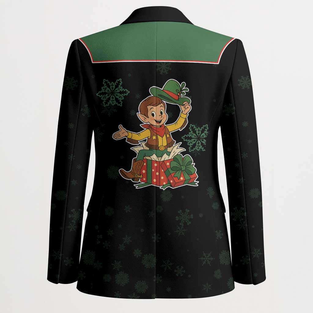 Western Yoke Blazer Elves Cowboy Style - Wonder Print Shop