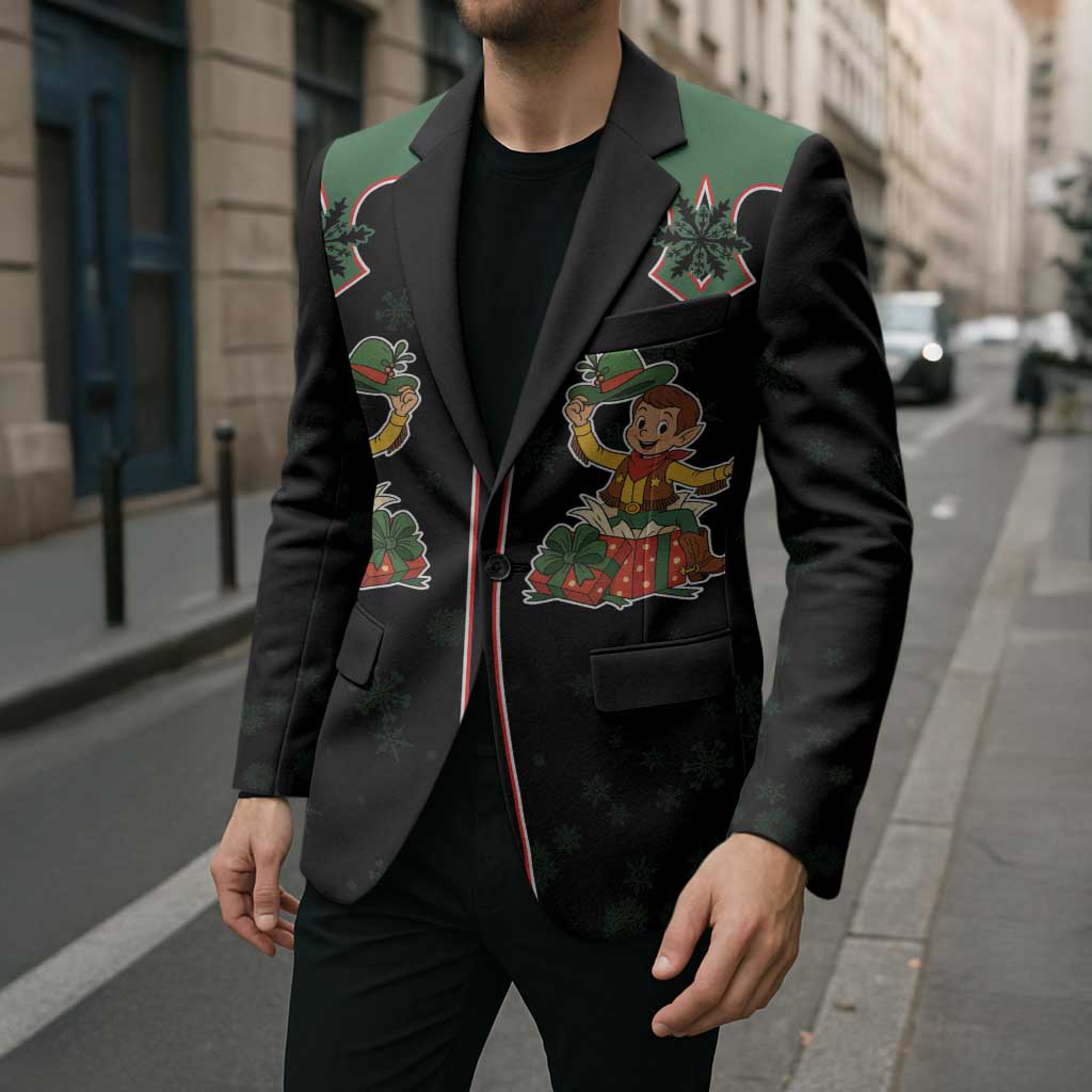 Western Yoke Blazer Elves Cowboy Style - Wonder Print Shop