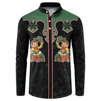 Western Yoke Button Sweatshirt Elves Cowboy Style - Wonder Print Shop