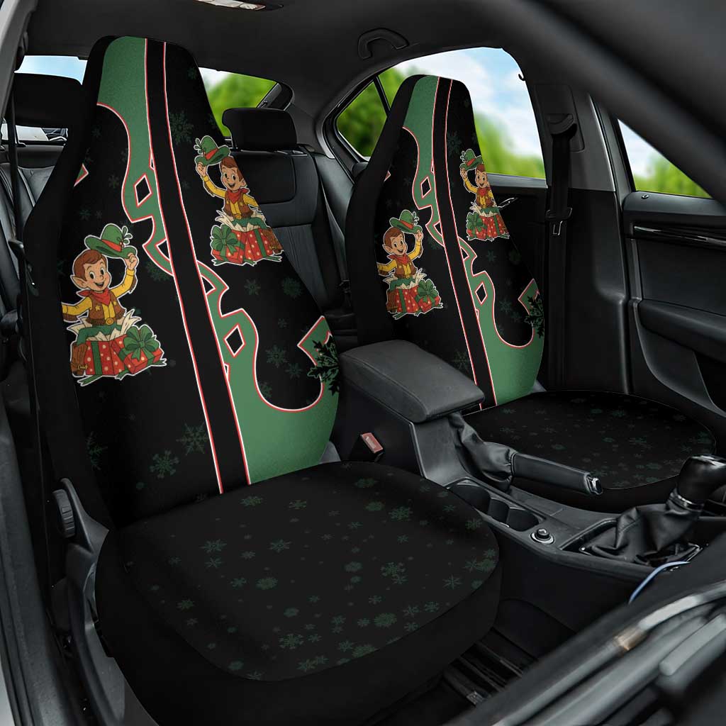 Western Yoke Car Seat Cover Elves Cowboy Style - Wonder Print Shop
