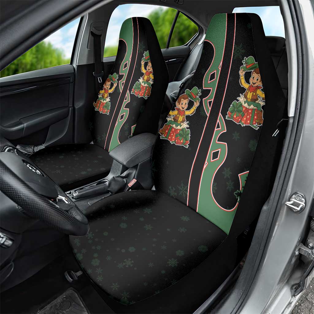 Western Yoke Car Seat Cover Elves Cowboy Style - Wonder Print Shop