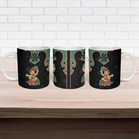 Western Yoke Ceramic Mug Elves Cowboy Style - Wonder Print Shop