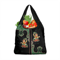 Western Yoke Grocery Bag Elves Cowboy Style - Wonder Print Shop