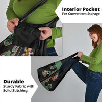 Western Yoke Grocery Bag Elves Cowboy Style - Wonder Print Shop