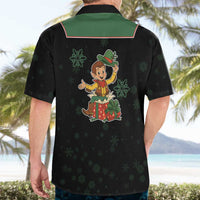 Western Yoke Hawaiian Shirt Elves Cowboy Style - Wonder Print Shop