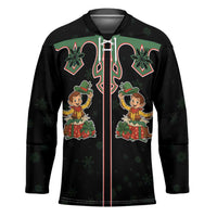 Western Yoke Hockey Jersey Elves Cowboy Style - Wonder Print Shop