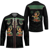 Western Yoke Hockey Jersey Elves Cowboy Style - Wonder Print Shop