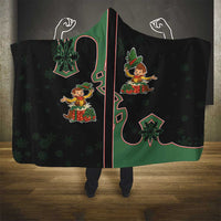 Western Yoke Hooded Blanket Elves Cowboy Style - Wonder Print Shop