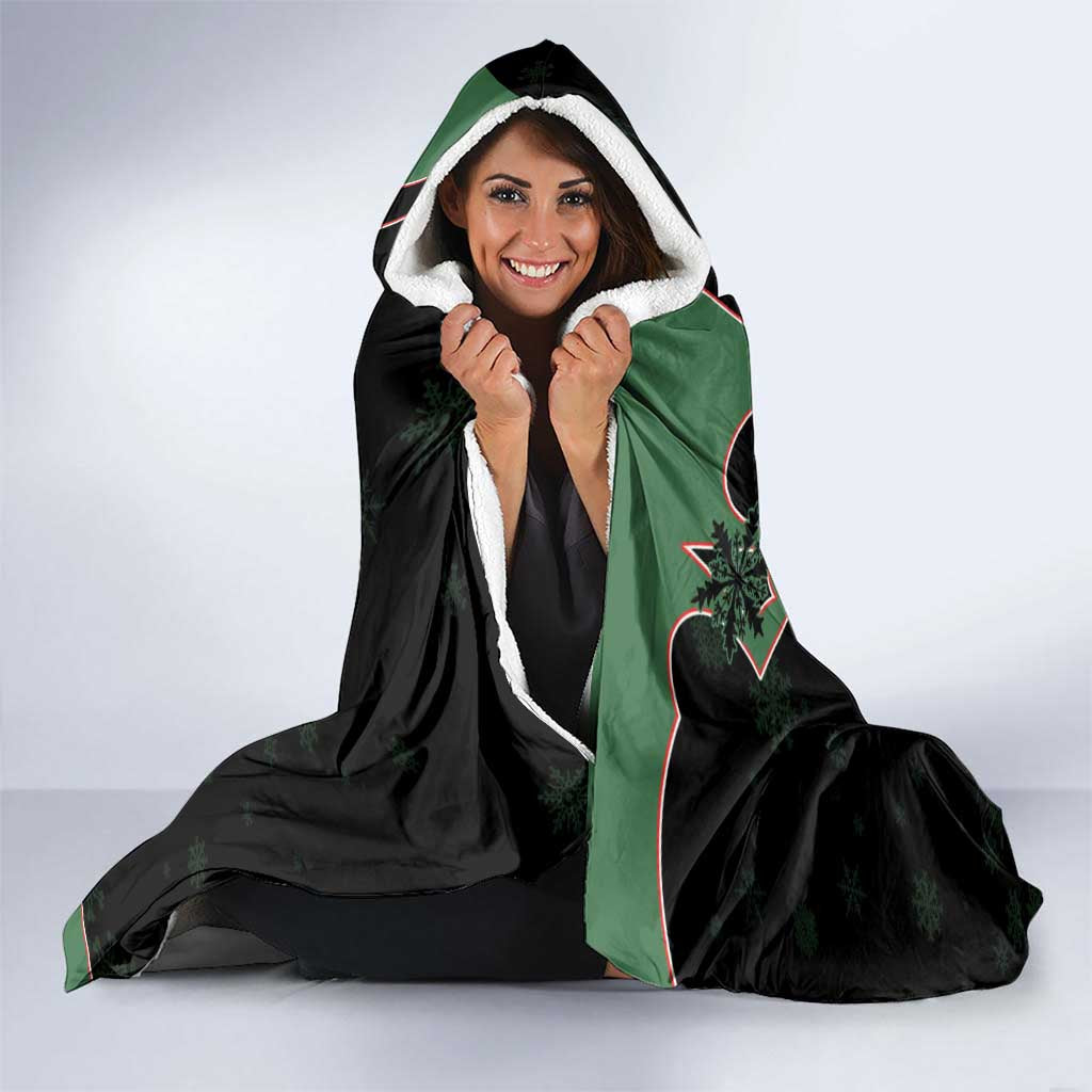 Western Yoke Hooded Blanket Elves Cowboy Style - Wonder Print Shop