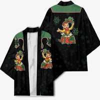 Western Yoke Kimono Elves Cowboy Style - Wonder Print Shop