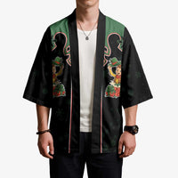 Western Yoke Kimono Elves Cowboy Style - Wonder Print Shop