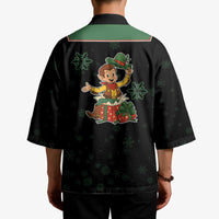 Western Yoke Kimono Elves Cowboy Style - Wonder Print Shop