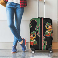 Western Yoke Luggage Cover Elves Cowboy Style - Wonder Print Shop