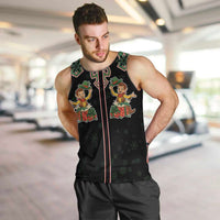 Western Yoke Men Tank Top Elves Cowboy Style - Wonder Print Shop